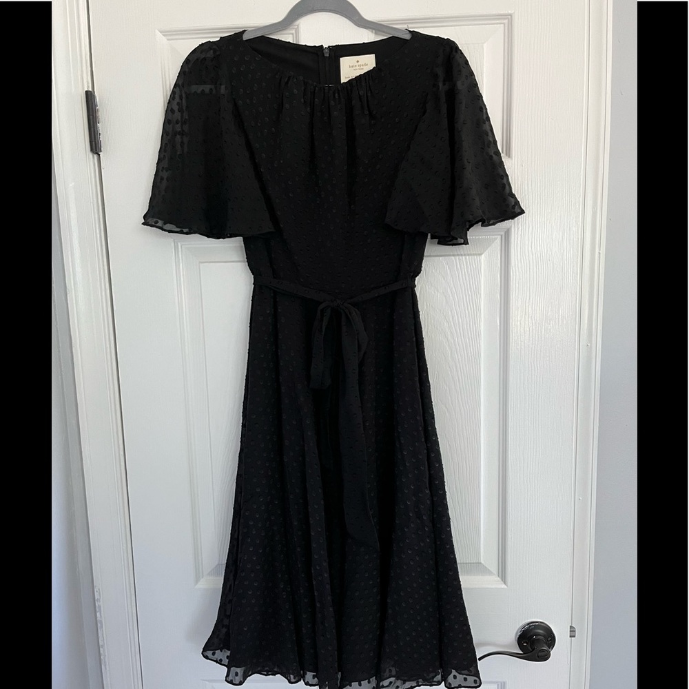 Kate Spade Black Midi Dress - Picture 4 of 8